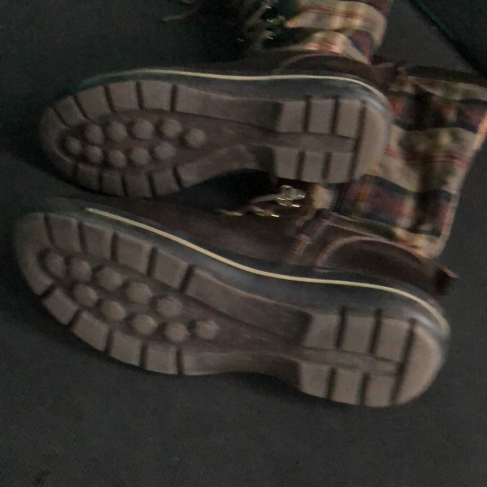 PAJAR (EUR 39) leather plaid boots - Picture 6 of 15